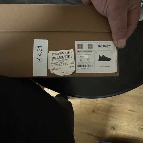 Burberry Arthur M story blk IP PRINT 47 uk 13 US 14 NEW! Authentic $980 - Picture 7 of 8